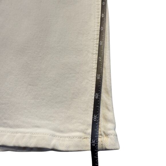 re/done 90s High-Rise Loose Straight-Leg White Jeans - Picture 5 of 12